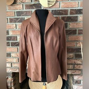 Cole Haan Brown Leather Jacket